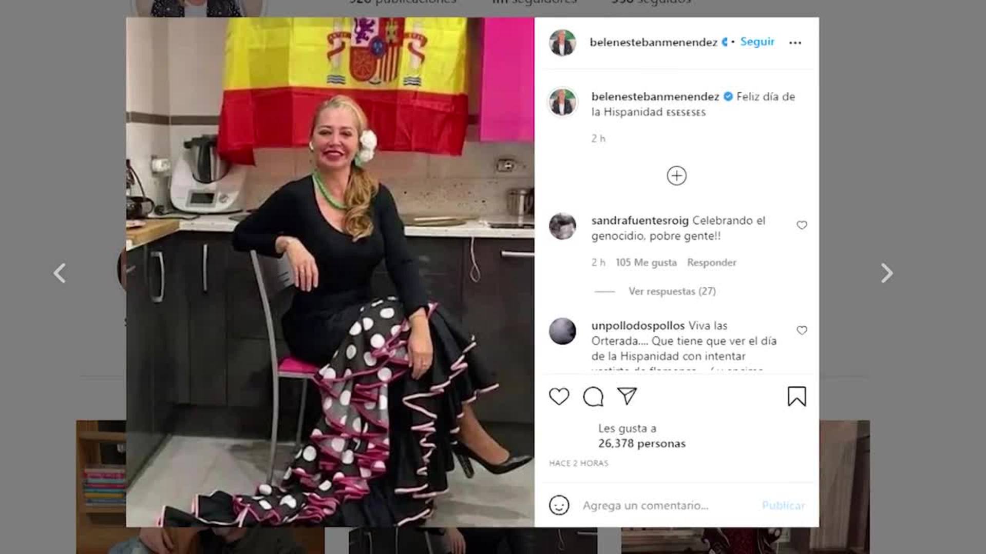 Los influencers felicitan el Día del Pilar.